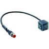 Connecteurs RST 5-VAD 3C-4-1-228 M12 pour pressostat rallonges câble 0.3m